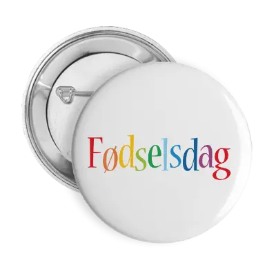 FØDSELSDAG logo effect. Colorful text effects in various flavors. Customize your own text here: https://www.textgiraffe.com/logos/birthday/