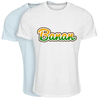 BANAN logo effect. Colorful text effects in various flavors. Customize your own text here: https://www.textgiraffe.com/logos/banana/