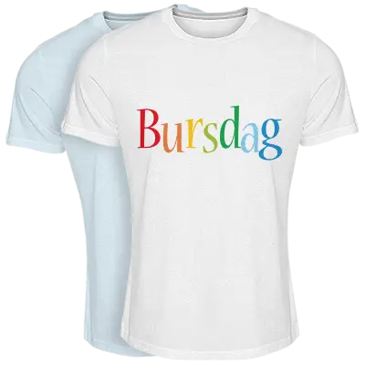 BURSDAG logo effect. Colorful text effects in various flavors. Customize your own text here: https://www.textgiraffe.com/logos/birthday/
