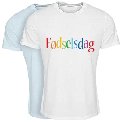 FØDSELSDAG logo effect. Colorful text effects in various flavors. Customize your own text here: https://www.textgiraffe.com/logos/birthday/