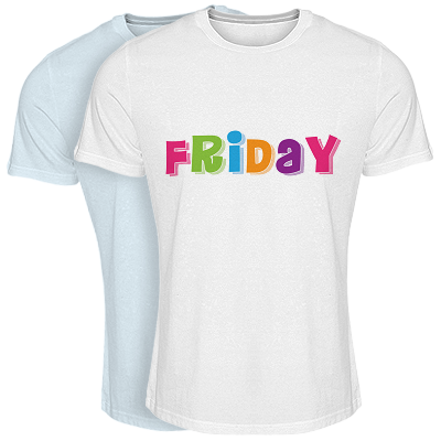 FRIDAY logo effect. Colorful text effects in various flavors. Customize your own text here: https://www.textgiraffe.com/logos/friday/