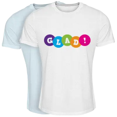 GLAD! logo effect. Colorful text effects in various flavors. Customize your own text here: https://www.textgiraffe.com/logos/happy/