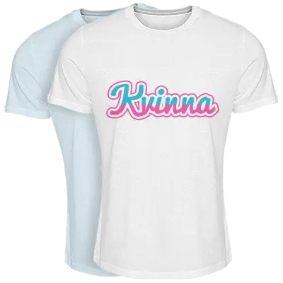 KVINNA logo effect. Colorful text effects in various flavors. Customize your own text here: https://www.textgiraffe.com/logos/woman/