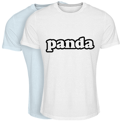 PANDA logo effect. Colorful text effects in various flavors. Customize your own text here: https://www.textgiraffe.com/logos/panda/