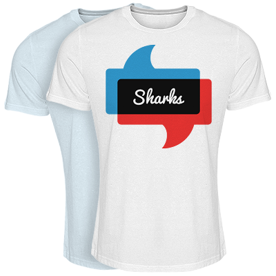 SHARKS logo effect. Colorful text effects in various flavors. Customize your own text here: https://www.textgiraffe.com/logos/sharks/