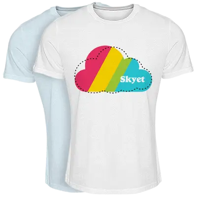 SKYET logo effect. Colorful text effects in various flavors. Customize your own text here: https://www.textgiraffe.com/logos/cloudy/