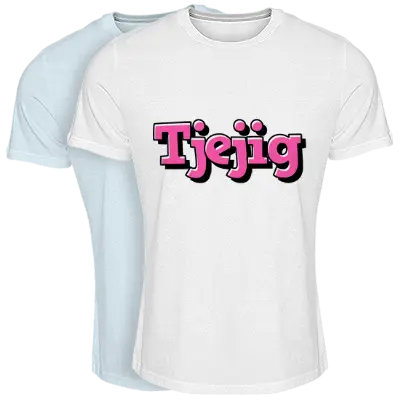 TJEJIG logo effect. Colorful text effects in various flavors. Customize your own text here: https://www.textgiraffe.com/logos/girlish/