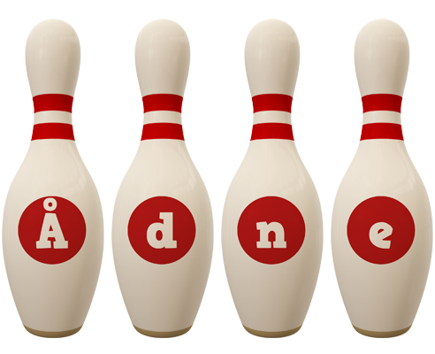 Ådne bowling-pin logo