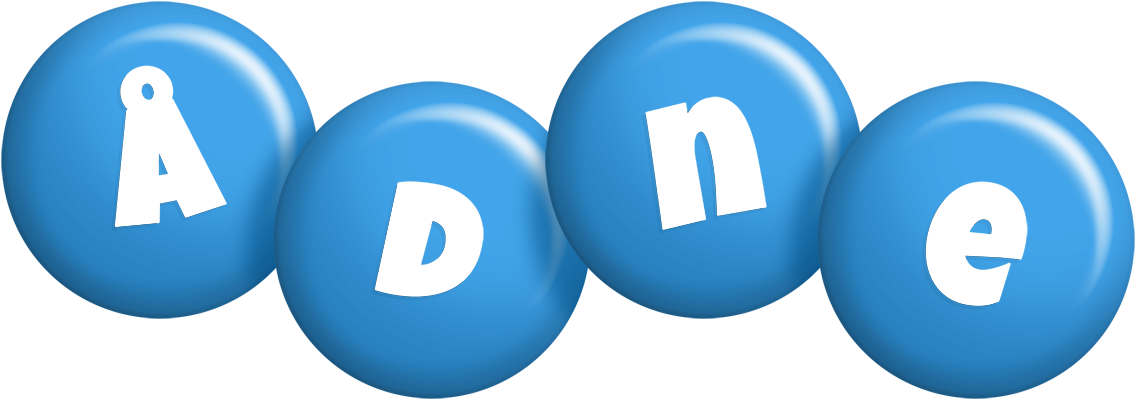 Ådne candy-blue logo