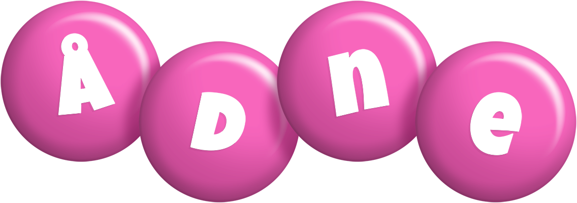 Ådne candy-pink logo