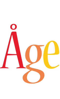 Åge birthday logo
