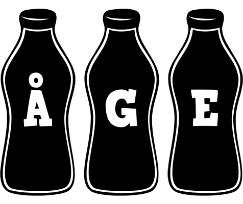 Åge bottle logo