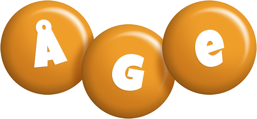 Åge candy-orange logo