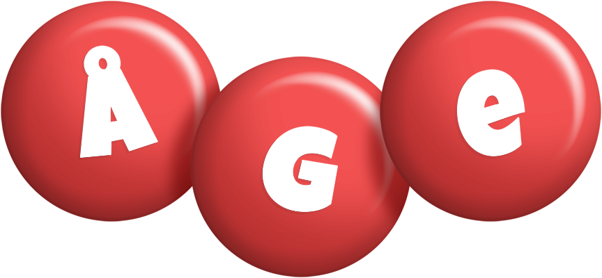 Åge candy-red logo