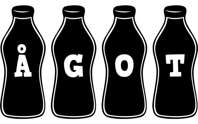 Ågot bottle logo