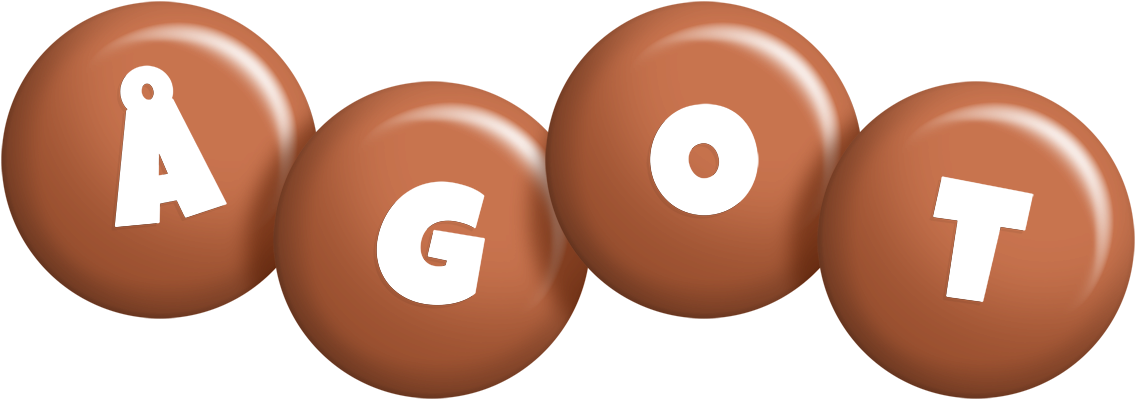 Ågot candy-brown logo