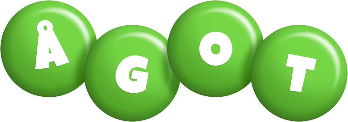 Ågot candy-green logo