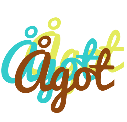 Ågot cupcake logo