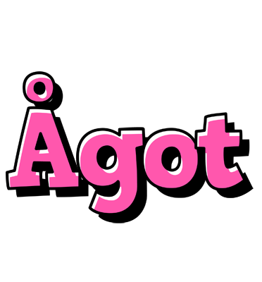 Ågot girlish logo