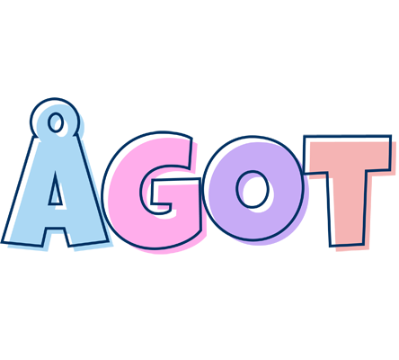 Ågot pastel logo