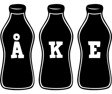 Åke bottle logo