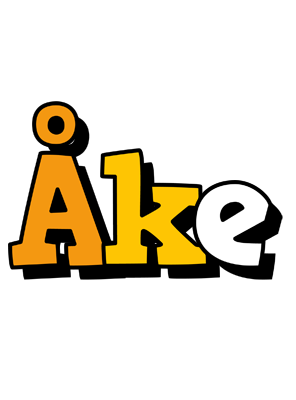 Åke cartoon logo