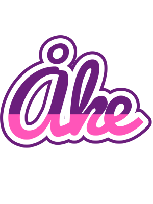 Åke cheerful logo