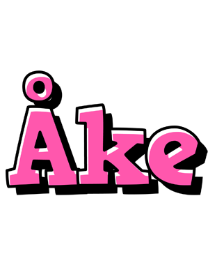 Åke girlish logo