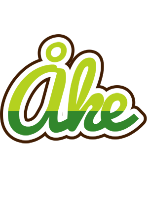 Åke golfing logo