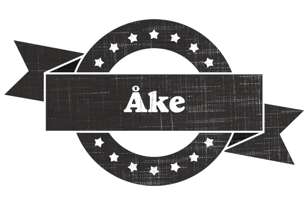 Åke grunge logo