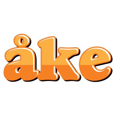 Åke orange logo
