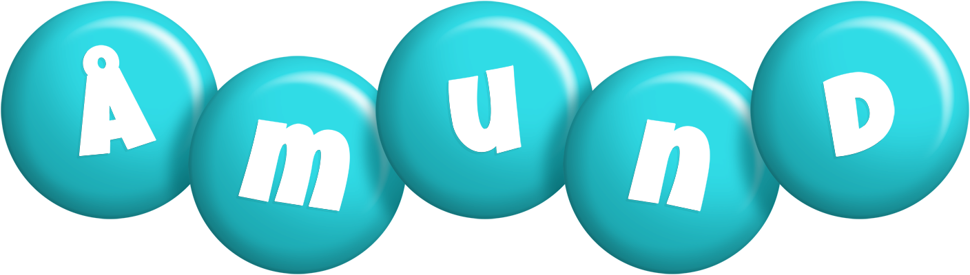 Åmund candy-azur logo