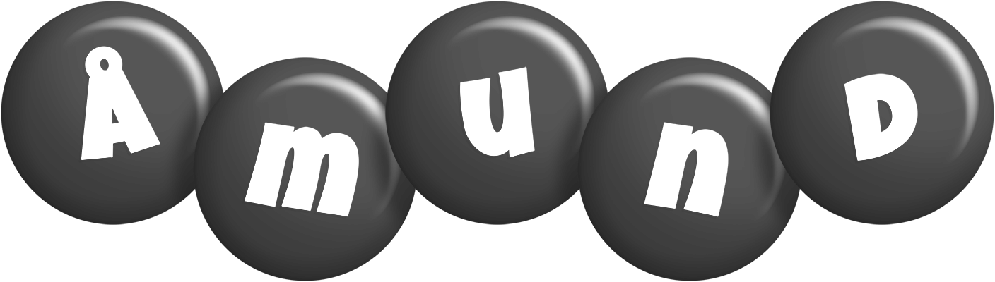 Åmund candy-black logo