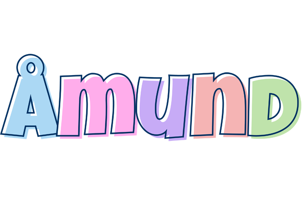 Åmund pastel logo