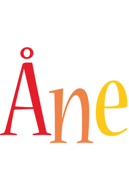 Åne birthday logo
