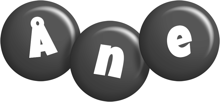 Åne candy-black logo