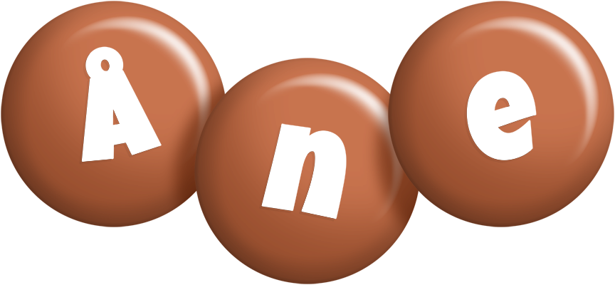 Åne candy-brown logo