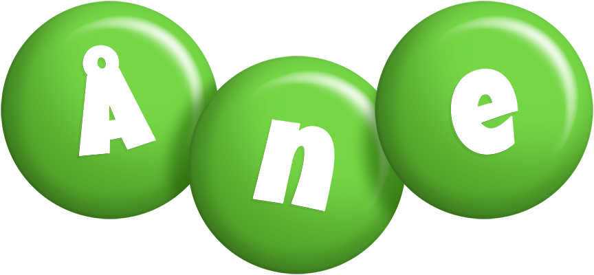 Åne candy-green logo