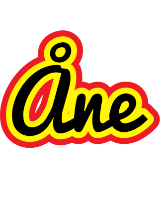 Åne flaming logo