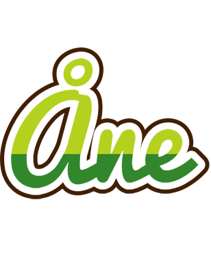 Åne golfing logo