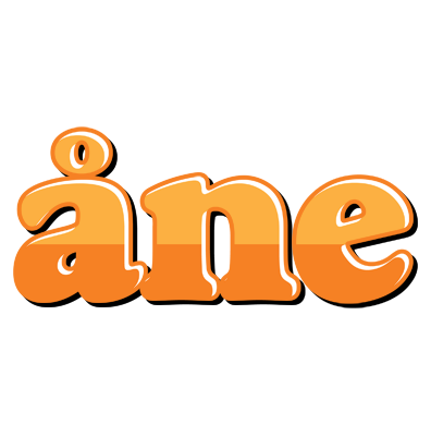 Åne orange logo