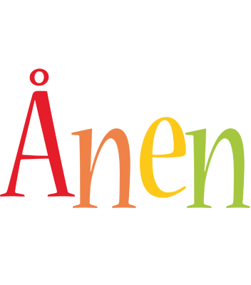 Ånen birthday logo
