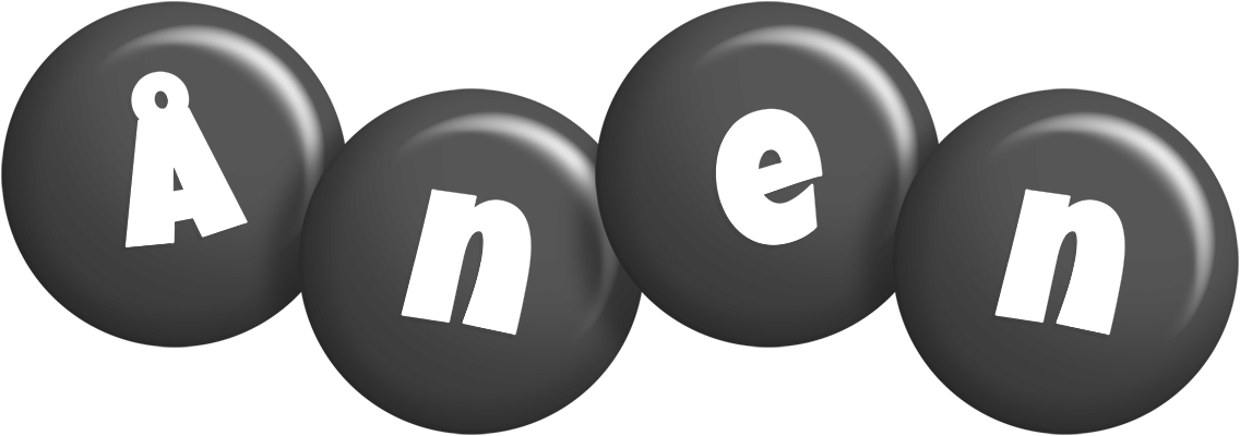 Ånen candy-black logo