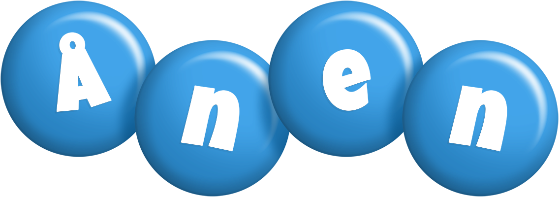 Ånen candy-blue logo