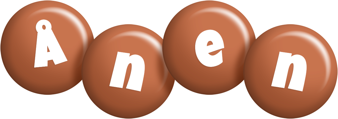 Ånen candy-brown logo