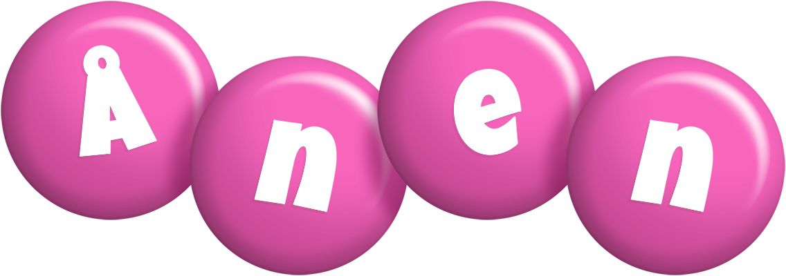 Ånen candy-pink logo