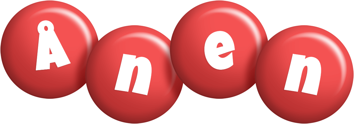 Ånen candy-red logo