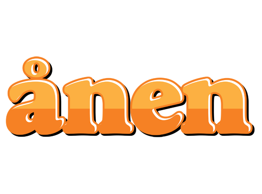 Ånen orange logo
