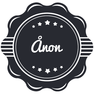 Ånon badge logo