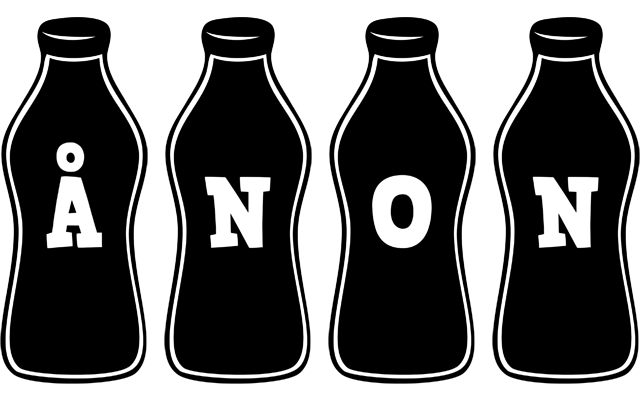 Ånon bottle logo